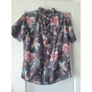 PacSun Mens Tropical Hawaiian Button Down Shirt Size Medium‎